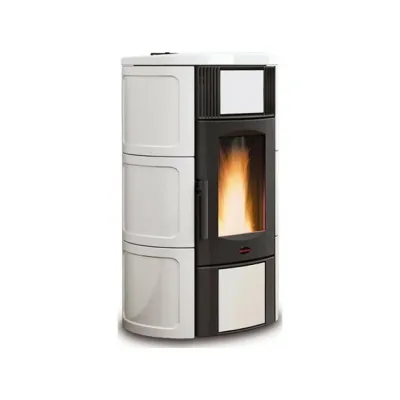 Extraflame Termostufa a pellet ventilata ISIDE IDRO 5.0.16 1295302 finitura bianco
