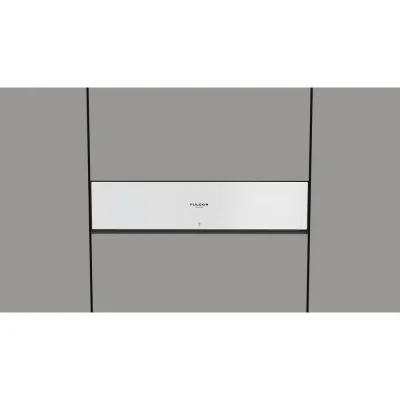 Fulgor Cassetto sottovuoto FVSD 150 TC WH finitura vetro bianco da 60 cm