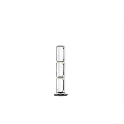 Flos Lampada da terra Noctambule Floor 3 Low Cylinder Small Base finitura nero