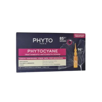PHYTOCYANE FIALE ANTI-CADUTA TEMPORANEA + SHAMPOO DONNA 100ML