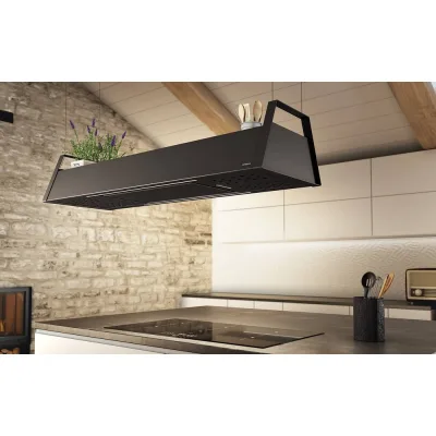 Airforce Cappa a isola filtrante TATA AN/F/120 CCTATA120001 finitura antracite da 120 cm