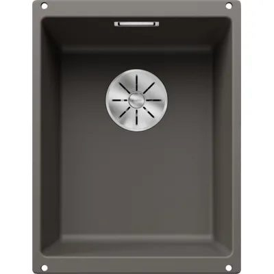 Blanco Lavello una vasca SUBLINE 320-U 1527343 finitura grigio vulcano da 35x46 cm - Sottotop