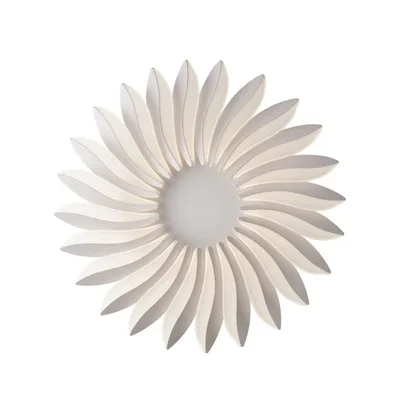 Plafoniera in alluminio bianco, diffusore in acrilico, luce dimmerabile, 1 LED 135W, 71.5x71.5cm