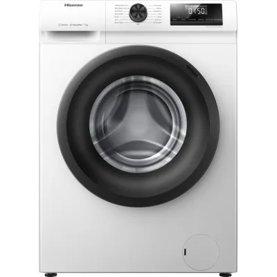 Hisense: Lavatrice slim a libera installazione WFQP701219VM finitura bianco da 60 cm