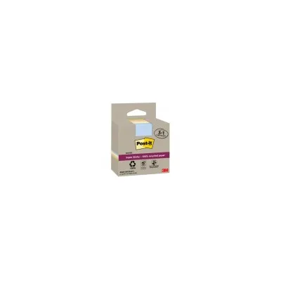 POST-IT SUPER STICKY CF18 SK RICICL 76X76MM 14+4F ASS 654-RSSCOL-24