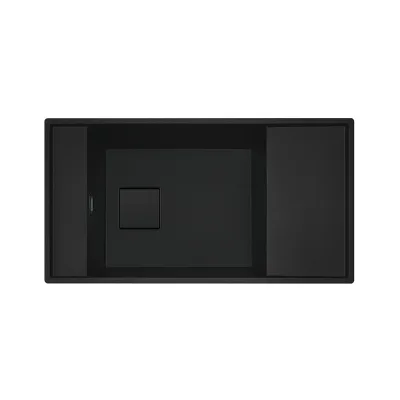 Franke: Lavello una vasca Fresno FSG 211-86 135.0718.446 finitura black matt da 86x45.8 cm