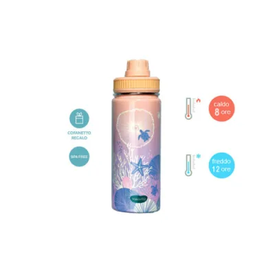 NEAVITA BOTTIGLIA THERMOS ACCIAIO TWICE SEA PESCA 500 ML