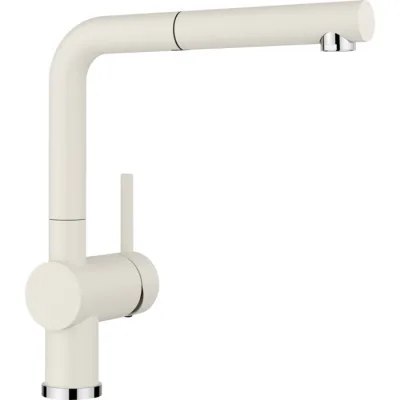 Blanco Miscelatore monocomando con doccetta estraibile LINUS-S 1526959 finitura soft white