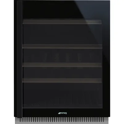 Smeg S Cantina vini sottotop CVI638RN3 finitura vetro nero da 60 cm - Cerniera a destra - IN PROMOZIONE FINO AL 6/07