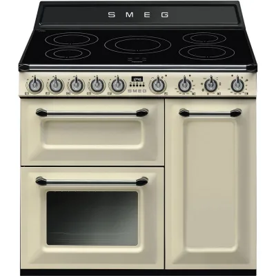 Smeg S Cucina TR93IP2 con tre forni e piano cottura induzione finitura panna da 90x60 cm - PROMOZIONE ATTIVA FINO AL 19/10