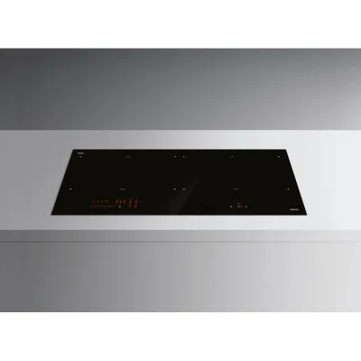 Falmec Piano cottura a induzione panoramico in vetroceramica nero da 88 cm