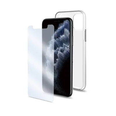 CELLY ANTIBACT COVER+GLASS IPHONE 11 PRO COVGLASSAB1000