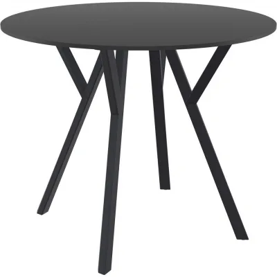Siesta Tavolo Fisso Hi-Tech Max Table 90Ø art. 744 con struttura in plastica e piano in laminato compatto HPL da Ø90 cm