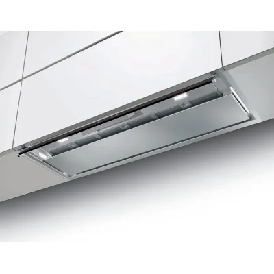 Faber Cappa da incasso IN-NOVA AIR X KL A120 305.0615.701 finitura acciaio inox e vetro nero da 120 cm