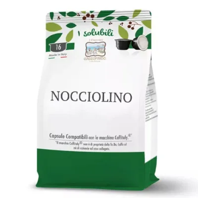 16 Capsule Nocciolino Toda Caffè compatibili Caffitaly