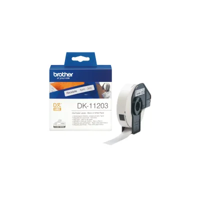 ETICHETTE ORIGINALI BROTHER PRETAGLIATE 17x87 mm DK11203 300 unità
