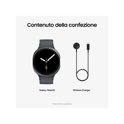 SAMSUNG CELLULARI GALAXY WATCH8 44MM BT BLACK SM-L330NDAAITV