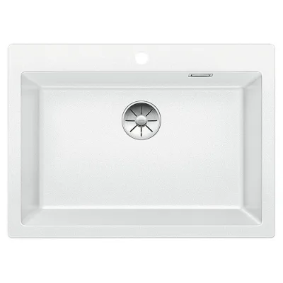 Blanco | Lavello una vasca PLEON 8 1518339 finitura bianco da 70x51 cm - Sopratop