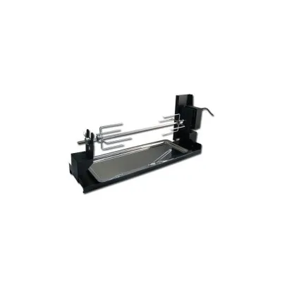 KIT GIRARROSTO ELETTRICO ACCIAO INOX CM60 NERO GRIGIO