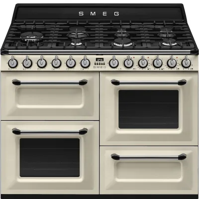 Smeg S Cucina TR4110P1 con tre forni e piano cottura gas finitura panna da 110x60 cm - IN PROMOZIONE FINO AL 6/07