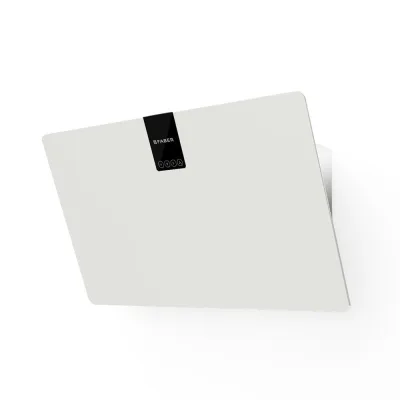 Faber Cappa a parete SOFT EDGE A80 330.0597.528 finitura FENIX NTM bianco Kos da 80 cm