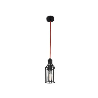 lampada a sospensione e27 forlight pray nero