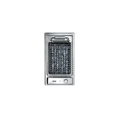 De Longhi Barbecue elettrico BQI 13/2 in acciaio inox da 29 cm