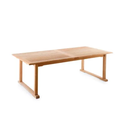 Unopiù Tavolo allungabile CHELSEA in legno teak da 217(297)x102 cm - IN PROMOZIONE FINO AL 6/07