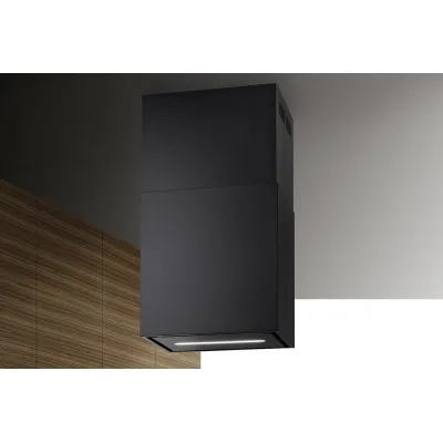 Airone Cappa a isola Rubik Evo finitura nero opaco da 60 cm