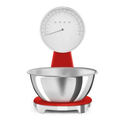 Smeg Bilancia da cucina analogica e digitale KSF01RDWW finitura rosso