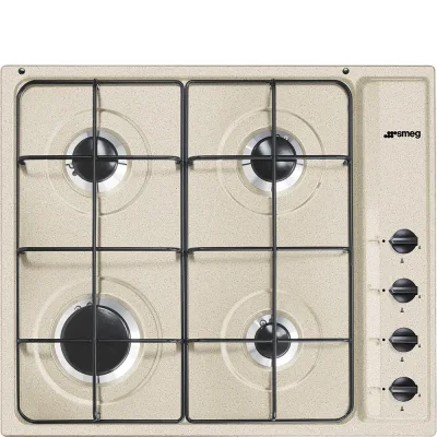 Smeg Piano cottura a gas S64SAV2 finitura avena da 60 cm - IN PROMOZIONE FINO AL 30/06
