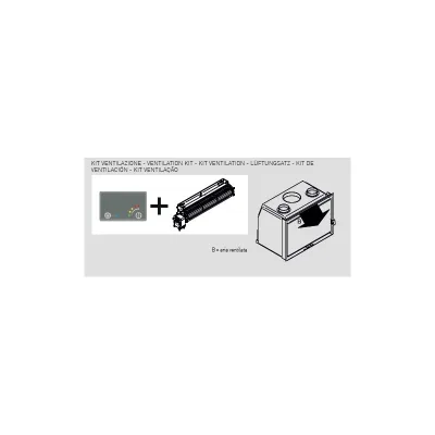 Eva Calòr Kit ventilazione 9016045600 - Inserti Legna