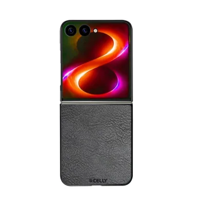 CELLY FOLDING CASE GALAXY Z FLIP 8 BLACK FOLDING1186BK