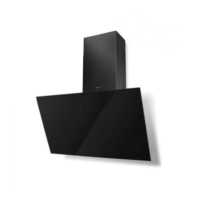 PRONTA CONSEGNA - Faber Cappa a parete TWEET EV8 LED BK A80 330.0529.666 finitura vetro nero da 80 cm