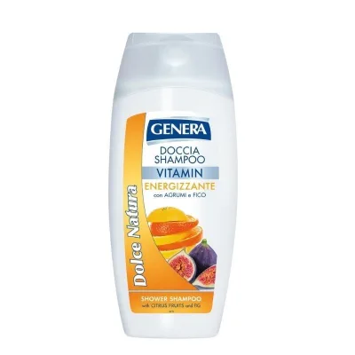 GENERA Doccia Shampoo Vitamin 300 ml Detergente 2 in 1 Corpo e Capelli