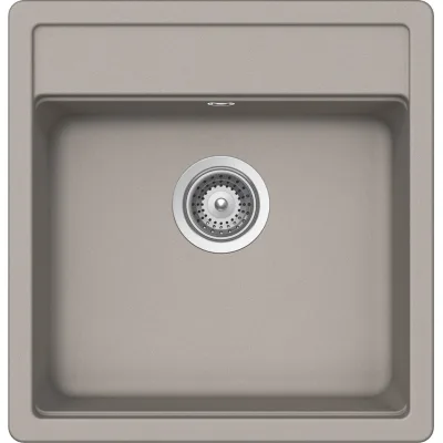 Schock Lavello una vasca NEMO N100S NEMN100S42 finitura grigio tortora da 49x51 cm