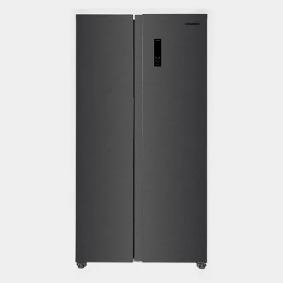 Cromberg Frigorifero side by side a libera installazione HRH 2P 55N BX finitura black inox da 91 cm