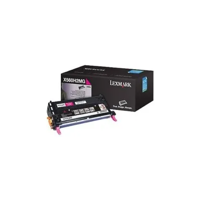 TONER ORIGINALE LEXMARK X560DN X560H2MG MAGENTA 10K