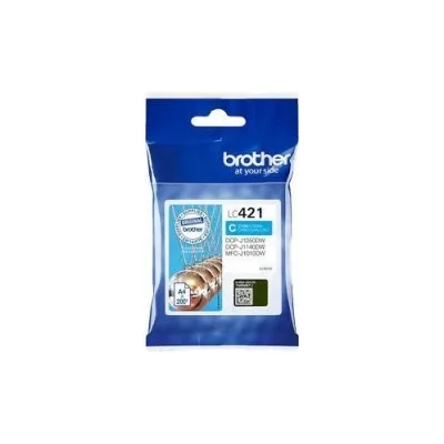 CARTUCCIA ORIGINALE BROTHER LC421C LC-421C CIANO DCP-J1050DW J1140DW