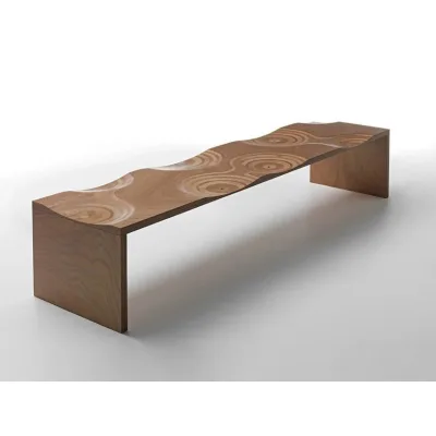 Horm Panca da giardino Ripples Outdoor art. IE7225 con struttura in legno