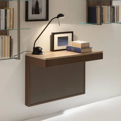 X.ABITAre Consolle allungabile Daisy art. A106 con struttura in metallo e piano a scelta - Con fissaggio a muro