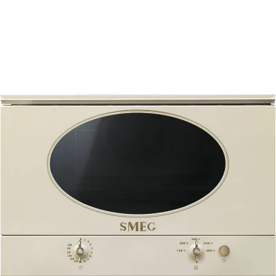 Smeg Microonde da incasso MP822NPO finitura panna da 60 cm - IN PROMOZIONE FINO AL 30/06