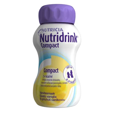 Nutricia Nutridrink Compact Integratore Alimentare Gusto Vaniglia 4X125Ml