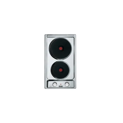 De Longhi Piano cottura a piastre elettriche I 23/2 ER in acciaio inox da 29 cm