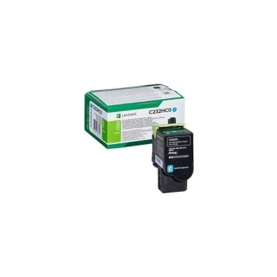 TONER ORIGINALE LEXMARK C2325 MC2325 C232HC0 CIANO