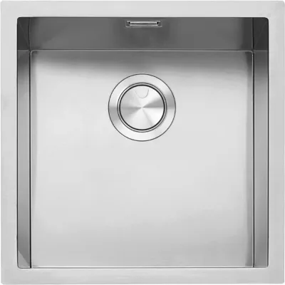 Barazza Lavello sottotop a una vasca R12 1QR40S finitura inox satinato da 43x43 cm - IN PROMOZIONE FINO AL 6/07