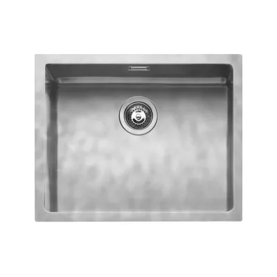 Barazza Lavello una vasca R15 VINTAGE 1X50V finitura inox vintage da 54x44 cm - IN PROMOZIONE FINO AL 6/07