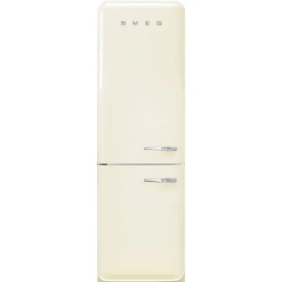 Smeg Frigorifero combinato con cerniere a sinistra a libera installazione FAB32LCR6 finitura panna da 60 cm
