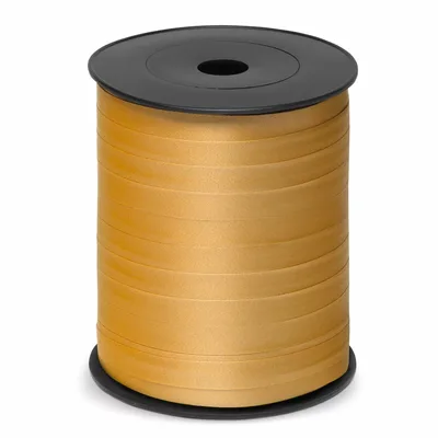 Nastro per regali colore satinato Oro - 250x9,5mm, 24 pz