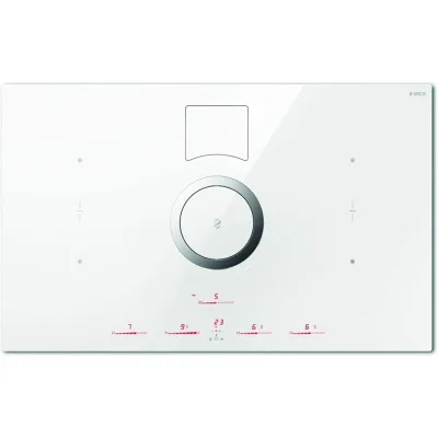 PRONTA CONSEGNA - Elica Piano cottura a induzione con cappa filtrante integrata NIKOLATESLA SWITCH WH/F/83 PRF0146213A finitura bianco da 83 cm